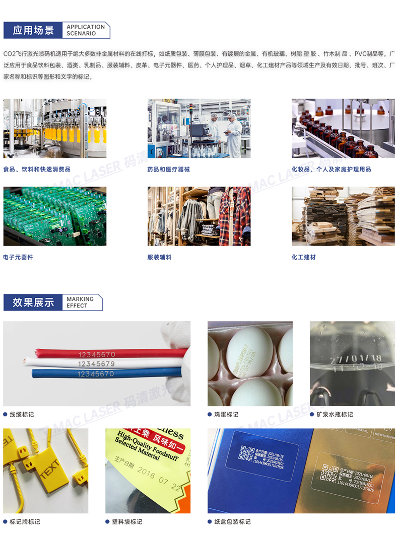 C-S系列 飞行二氧化碳激光喷码机(美国新锐)插图1