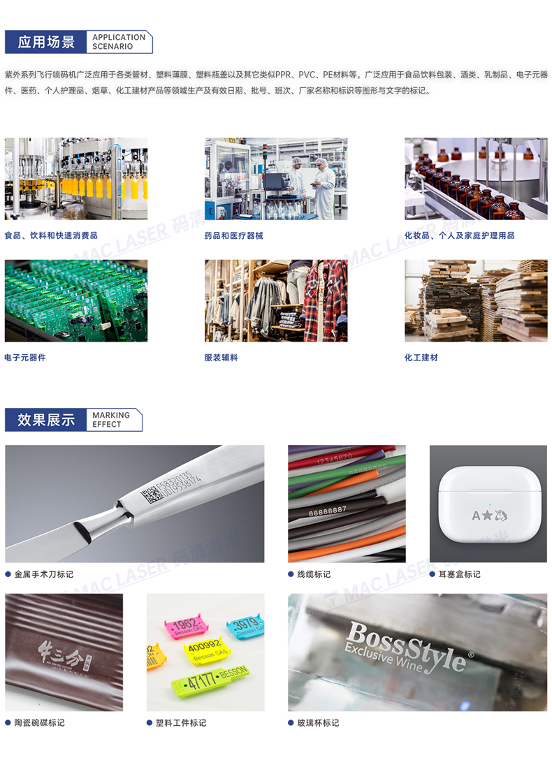 UV系列 紫外飞行激光喷码机(杰普特)插图1