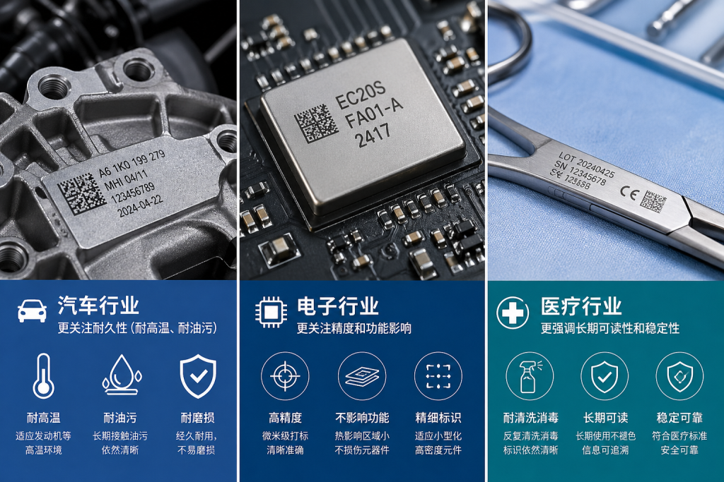 铝材激光打标全解析:工艺原理、参数控制与实际应用经验插图1 铝材激光打标全解析